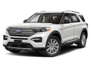 Star White Metallic Tri-Coat 2020 Ford Explorer SUV / Crossover Rear-Wheel Drive Automatic