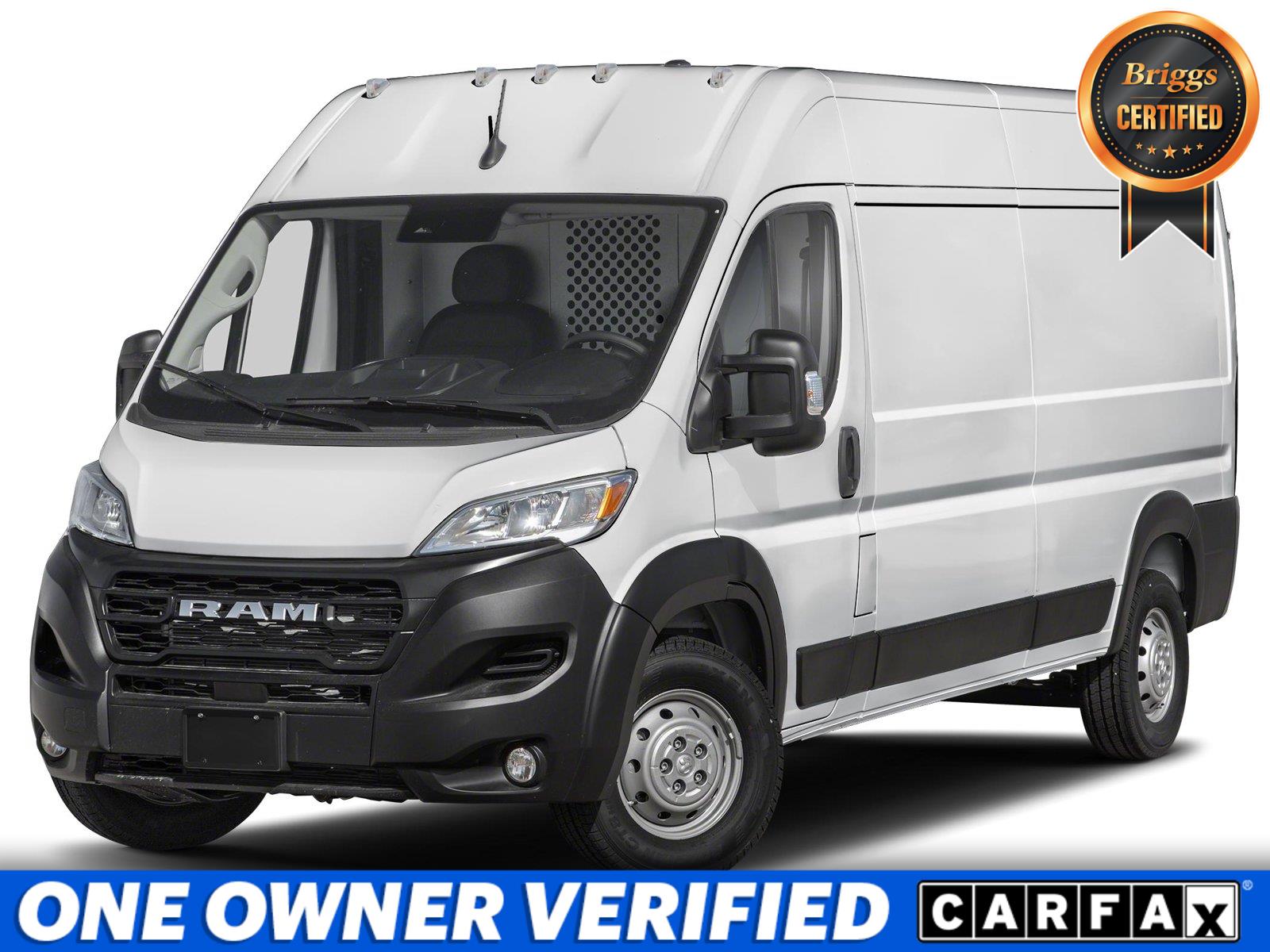Bright White Clearcoat 2025 RAM ProMaster Van Front-Wheel Drive 9-Speed Automatic