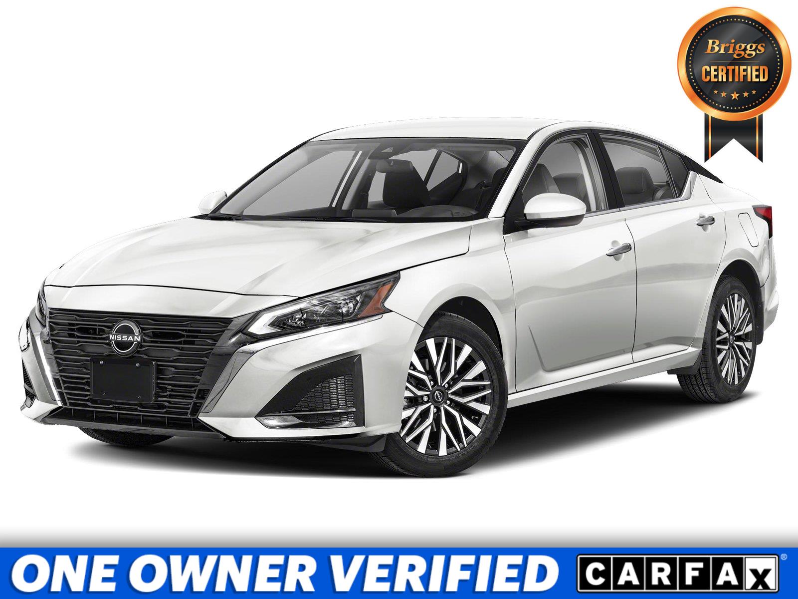 Pearl White Tricoat 2023 Nissan Altima Sedan Front-Wheel Drive Continuously Variable Transmission