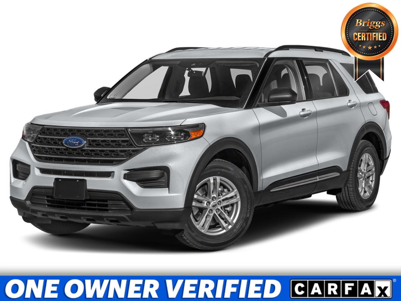 Iconic Silver Metallic 2023 Ford Explorer SUV / Crossover All-Wheel Drive Automatic