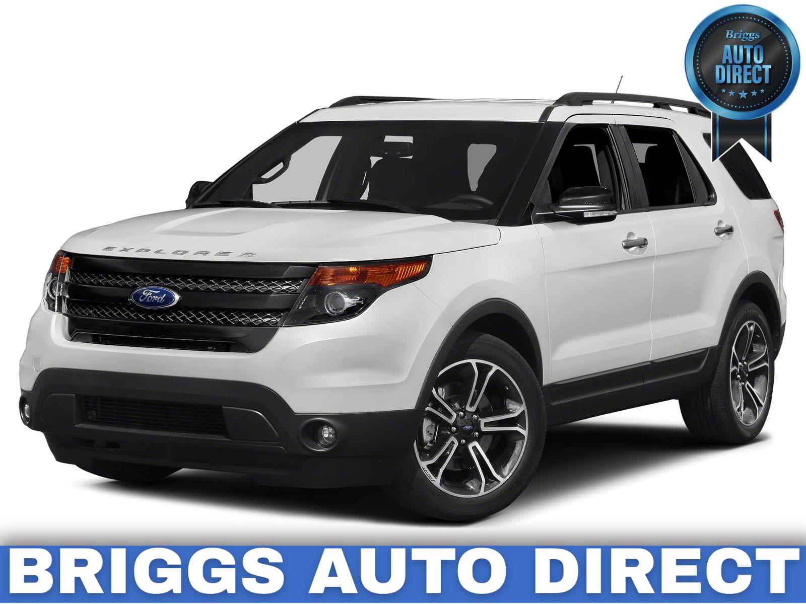 White Platinum Metallic Tri-Coat 2015 Ford Explorer SUV / Crossover All-Wheel Drive 6-Speed Automatic