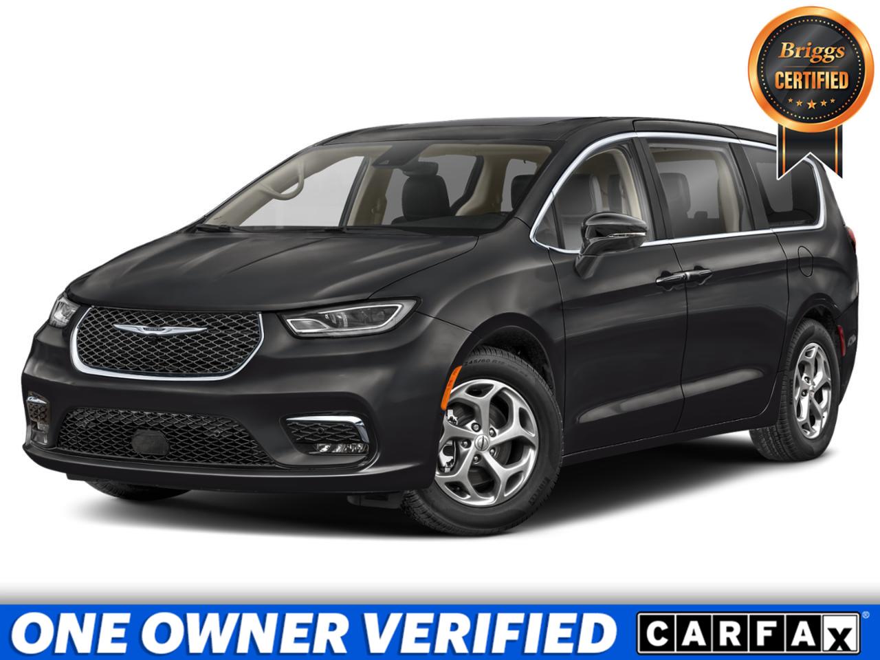 Diamond Black Crystal Pearlcoat 2024 Chrysler Pacifica Minivan All-Wheel Drive 9-Speed Automatic