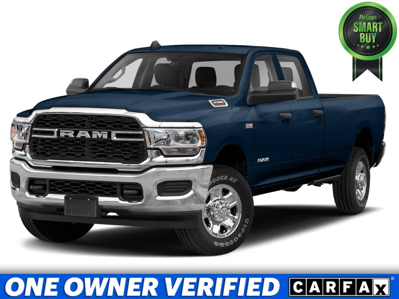 Patriot Blue Pearlcoat 2022 RAM 3500 Pickup Truck Four-Wheel Drive 6-Speed Automatic
