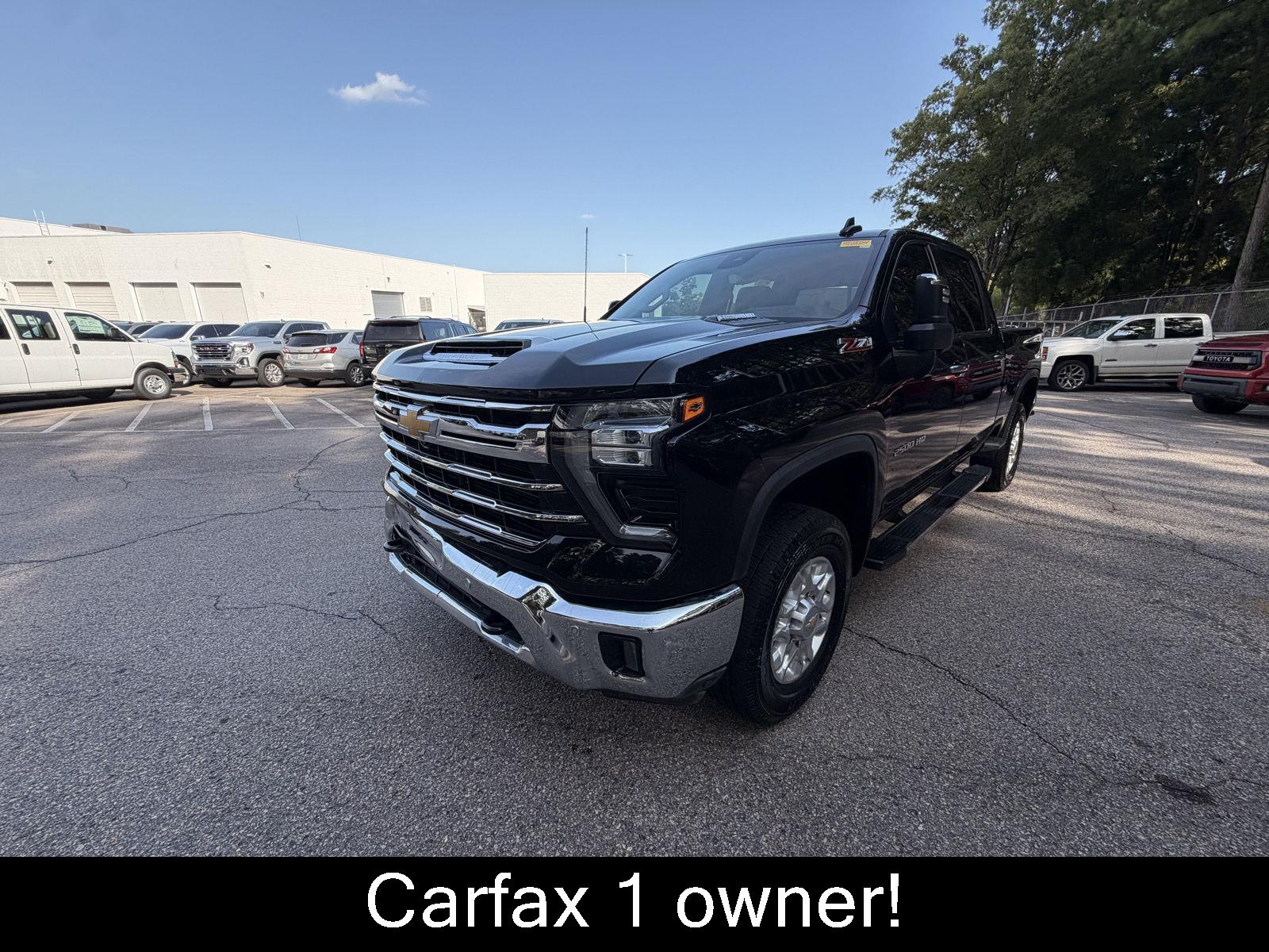 Black 2024 Chevrolet Silverado 2500HD Pickup Truck Four-Wheel Drive Automatic