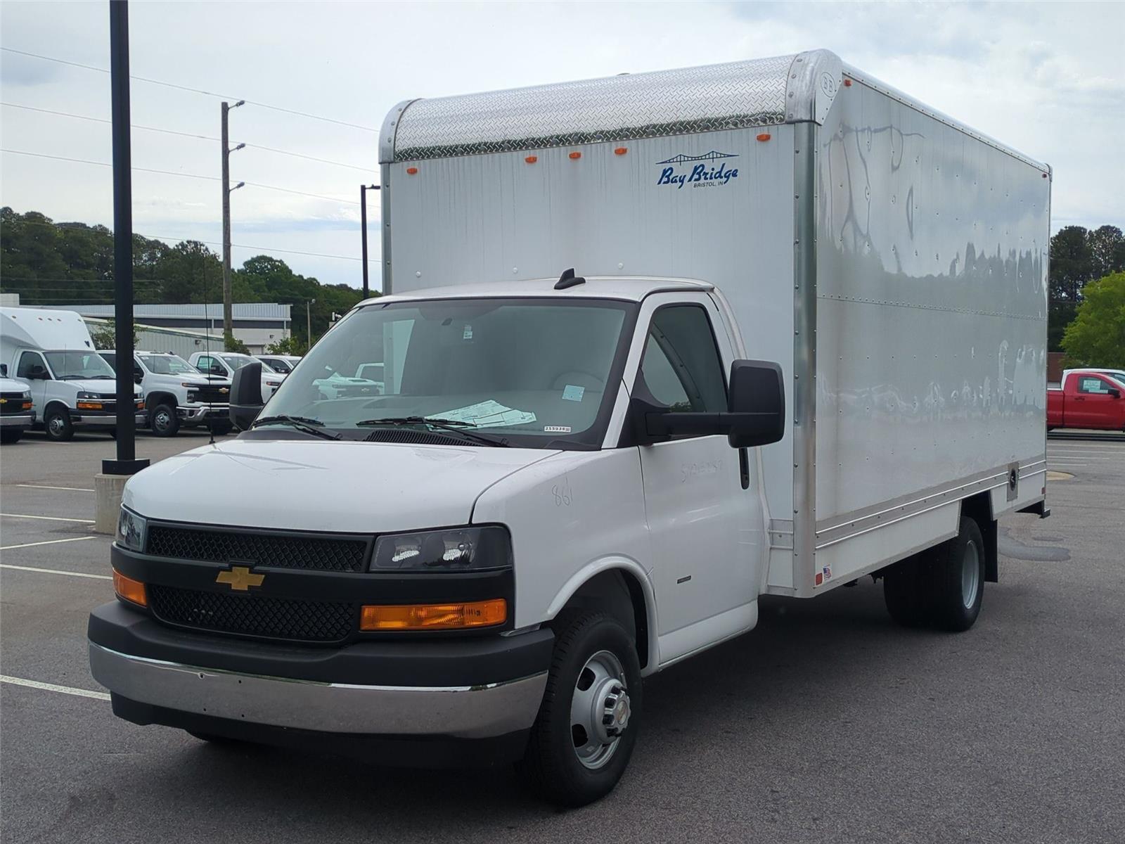 2025 Chevrolet Express Cutaway Work Van - Summit White exterior view 1