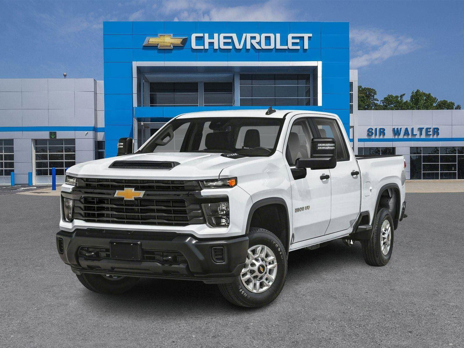 2025 Chevrolet Silverado 2500HD Work Truck - Summit White exterior view 3
