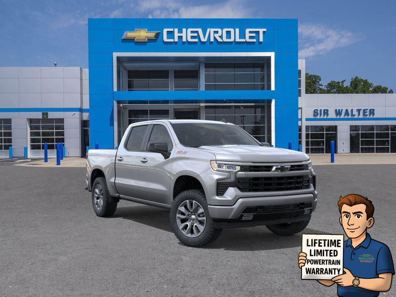 Sterling Gray Metallic 2026 Chevrolet Silverado 1500 Pickup Truck Four-Wheel Drive Automatic