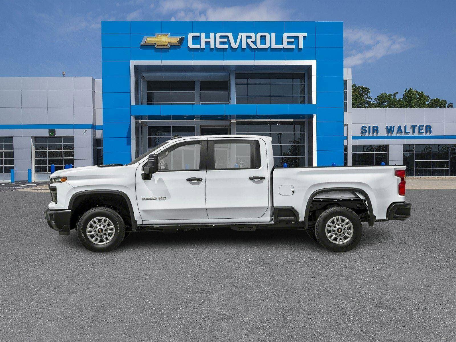 2025 Chevrolet Silverado 2500HD Work Truck - Summit White exterior view 4