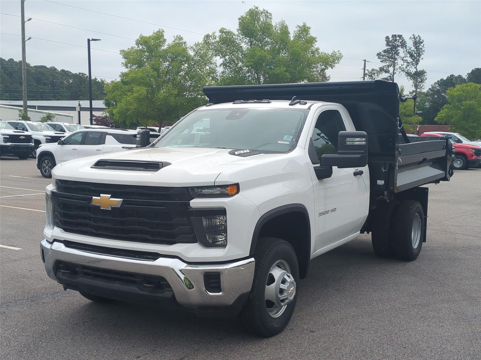 2025 Chevrolet Silverado 3500HD CC Work Truck - Summit White exterior view 1