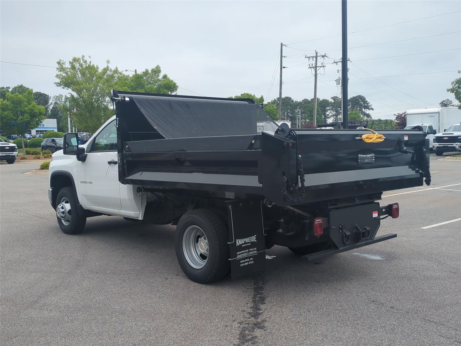 2025 Chevrolet Silverado 3500HD CC Work Truck - Summit White exterior view 3