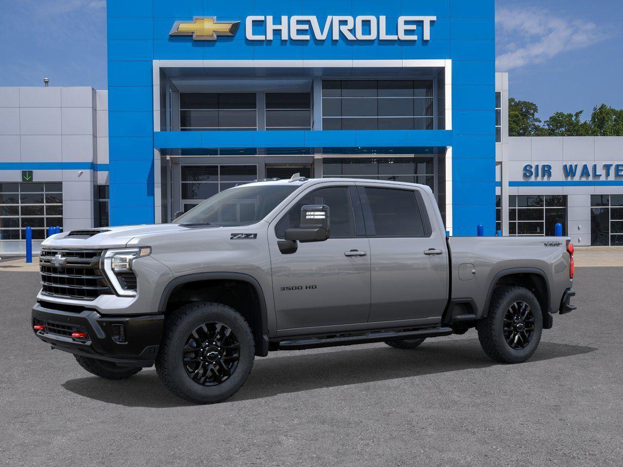 2026 Chevrolet Silverado 3500HD LTZ - Sterling Gray Metallic exterior view 3