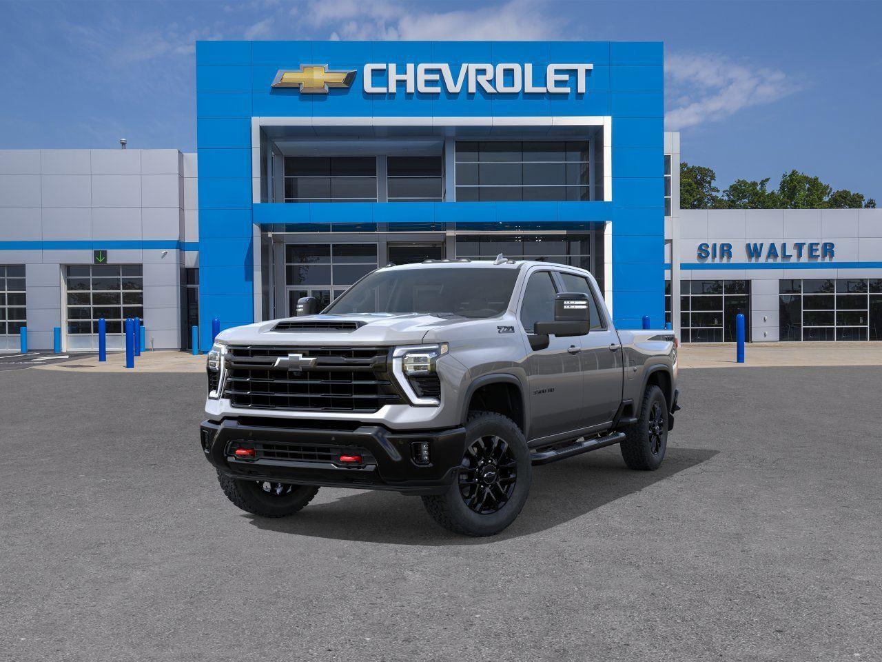 2026 Chevrolet Silverado 3500HD LTZ - Sterling Gray Metallic exterior view 9