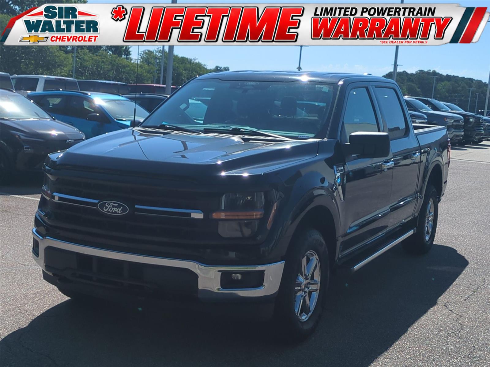 Agate Black 2025 Ford F-150 Pickup Truck Four-Wheel Drive Automatic