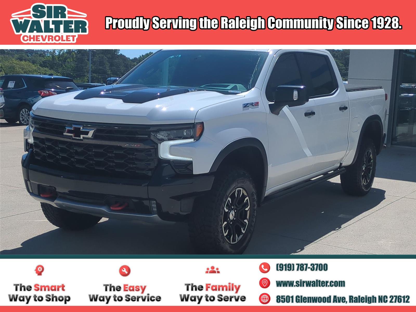 Summit White 2023 Chevrolet Silverado 1500 Pickup Truck Four-Wheel Drive Automatic