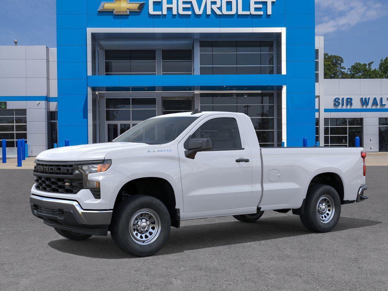 2026 Chevrolet Silverado 1500 Work Truck - Summit White exterior view 2