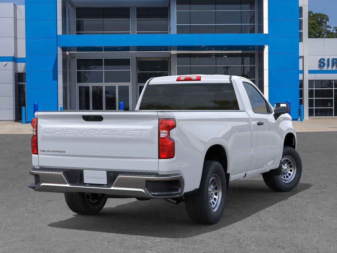 2026 Chevrolet Silverado 1500 Work Truck - Summit White exterior view 4