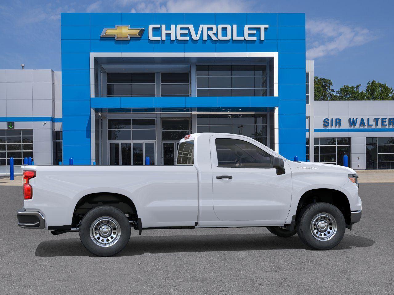 2026 Chevrolet Silverado 1500 Work Truck - Summit White exterior view 5