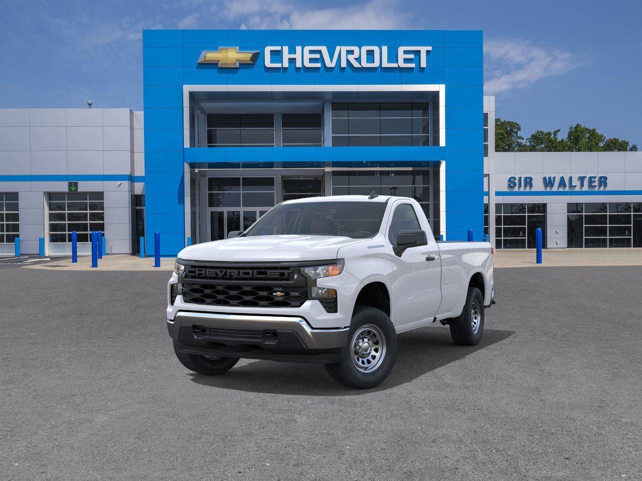 2026 Chevrolet Silverado 1500 Work Truck - Summit White exterior view 9