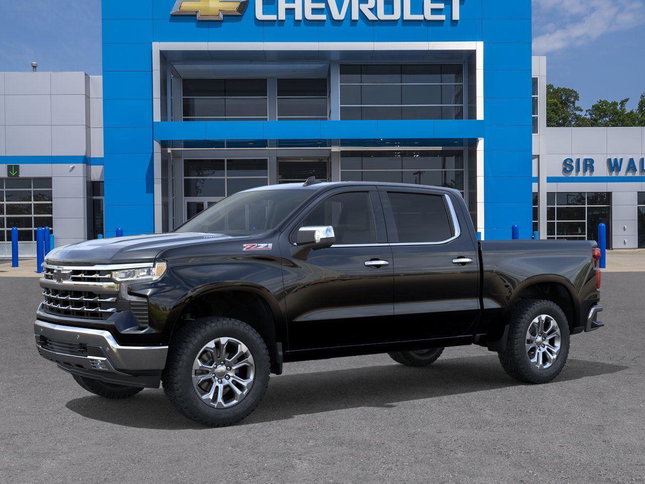 2026 Chevrolet Silverado 1500 LTZ - Black exterior view 2