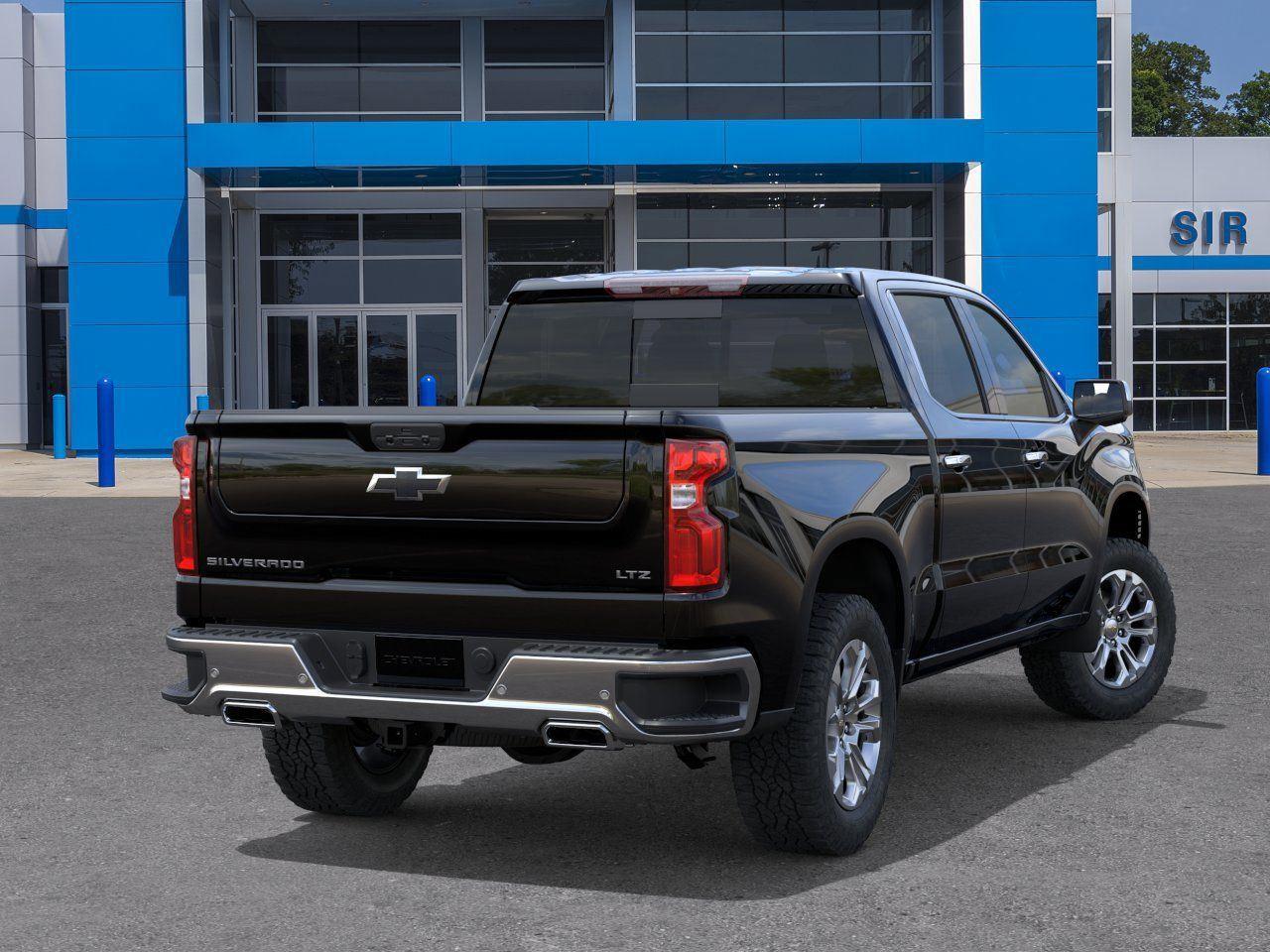 2026 Chevrolet Silverado 1500 LTZ - Black exterior view 4