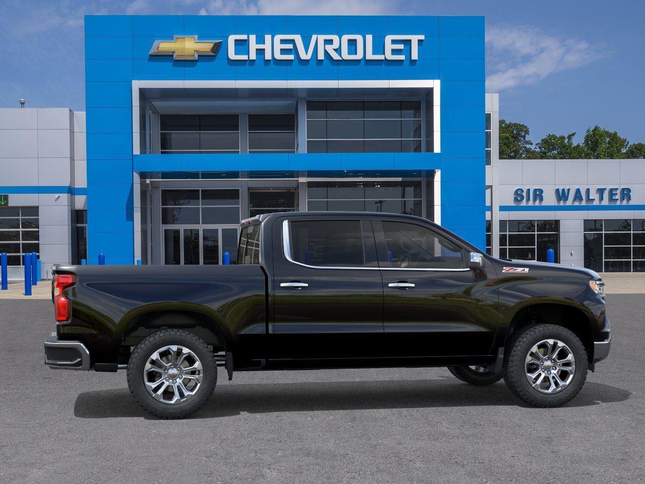 2026 Chevrolet Silverado 1500 LTZ - Black exterior view 5