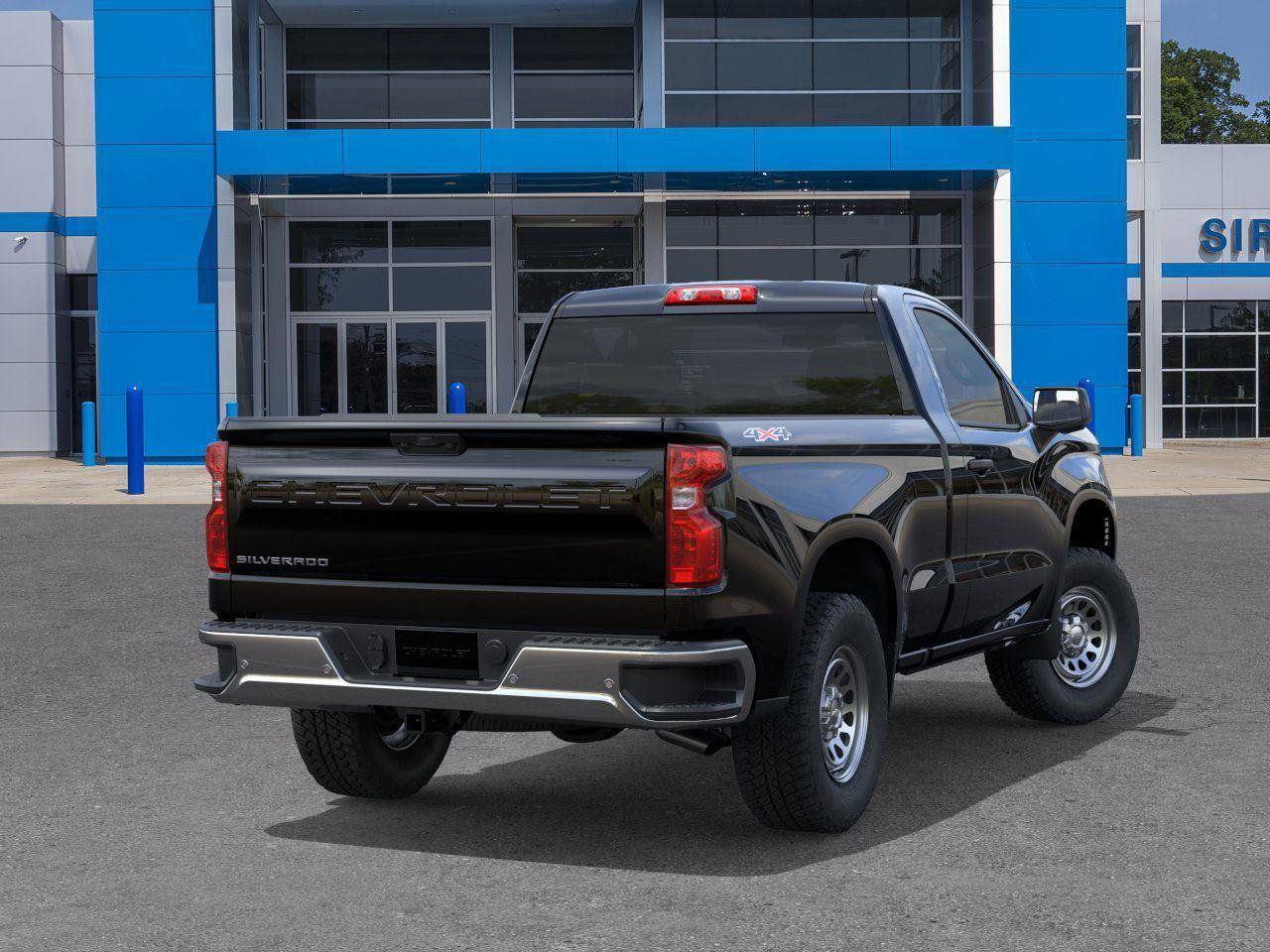 2026 Chevrolet Silverado 1500 Work Truck - Black exterior view 4