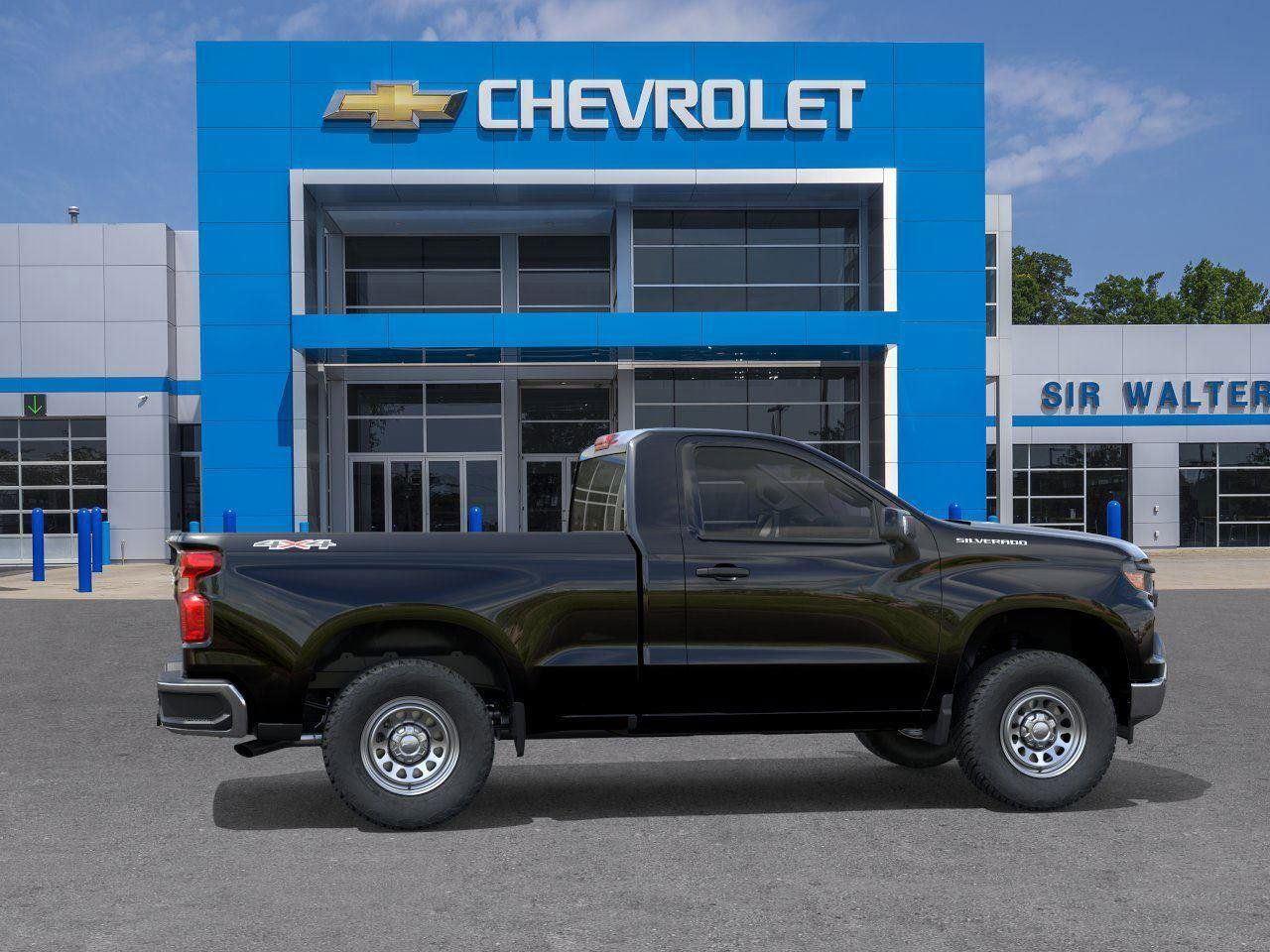 2026 Chevrolet Silverado 1500 Work Truck - Black exterior view 5