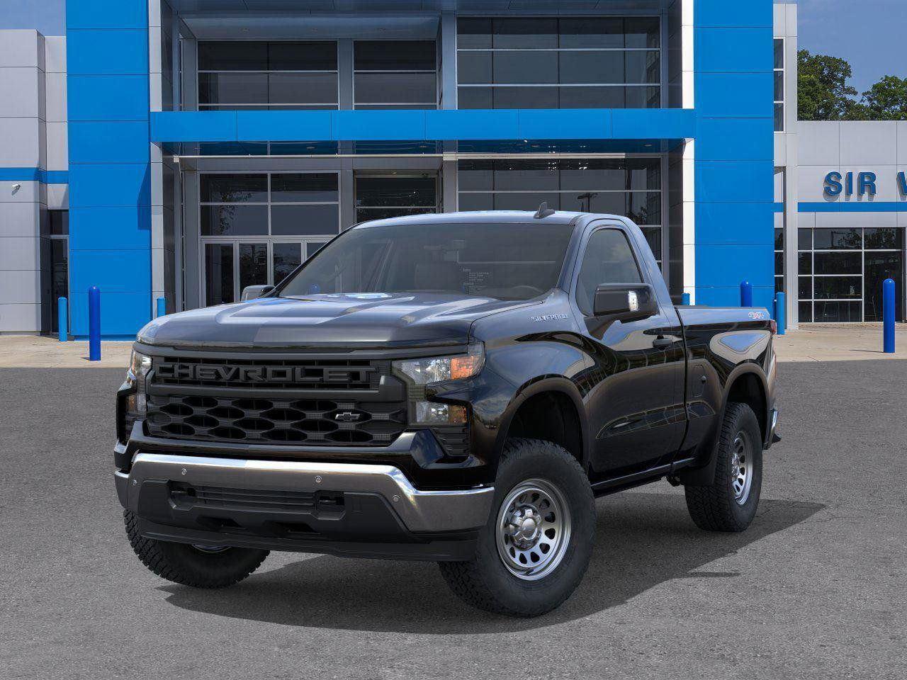 2026 Chevrolet Silverado 1500 Work Truck - Black exterior view 6