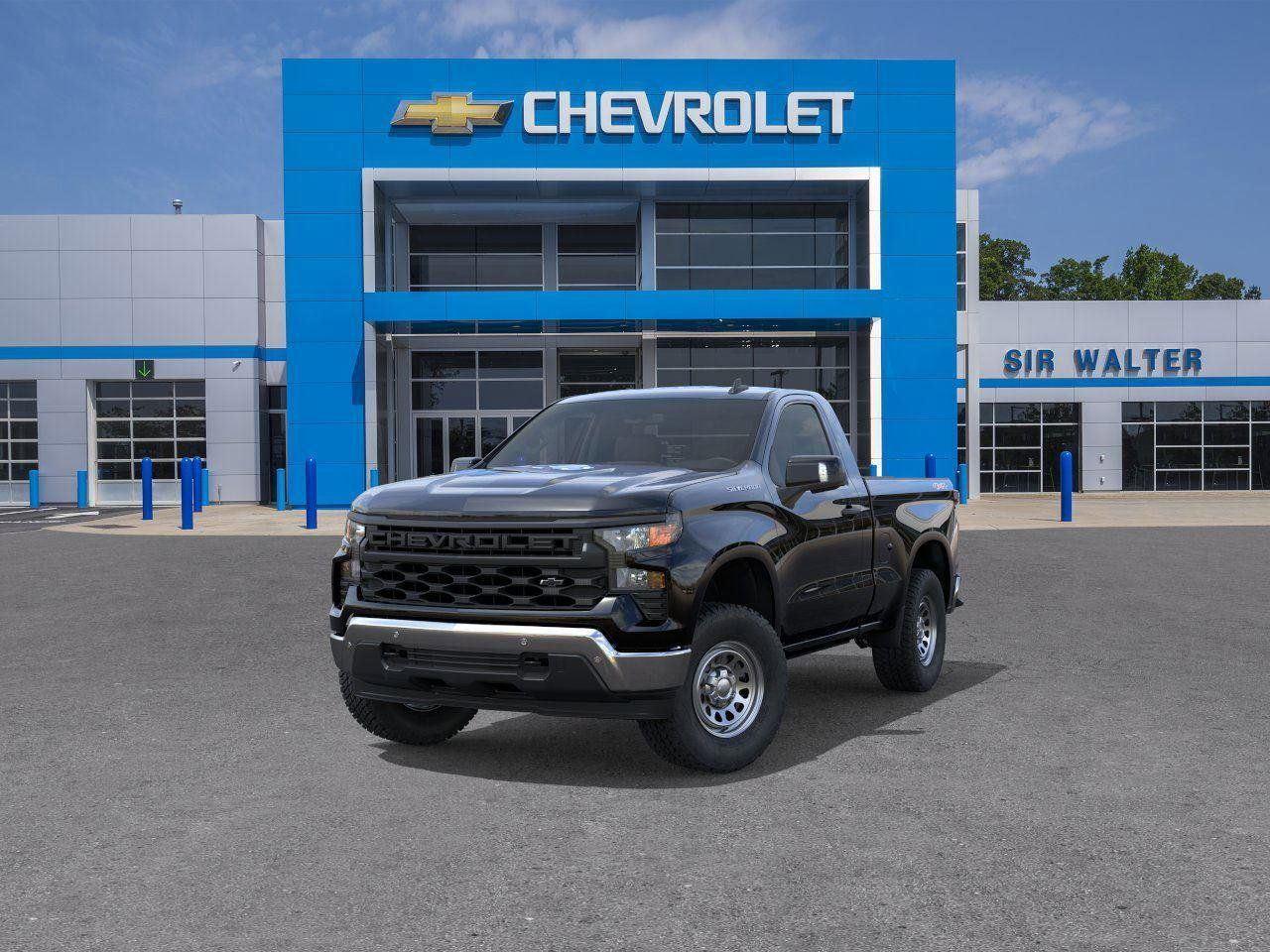 2026 Chevrolet Silverado 1500 Work Truck - Black exterior view 8