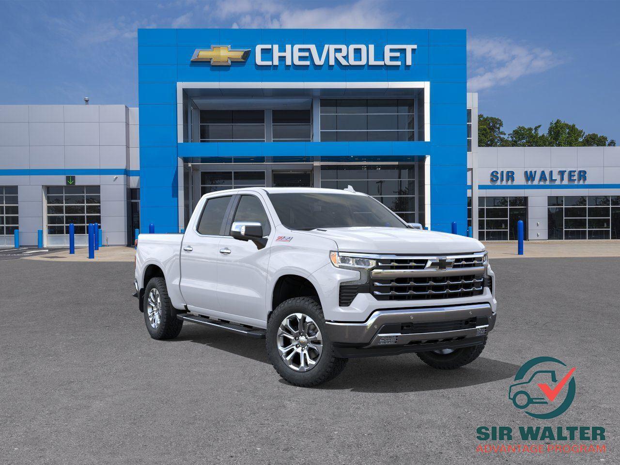 2026 Chevrolet Silverado 1500 LTZ - Polar White Tricoat exterior view 1