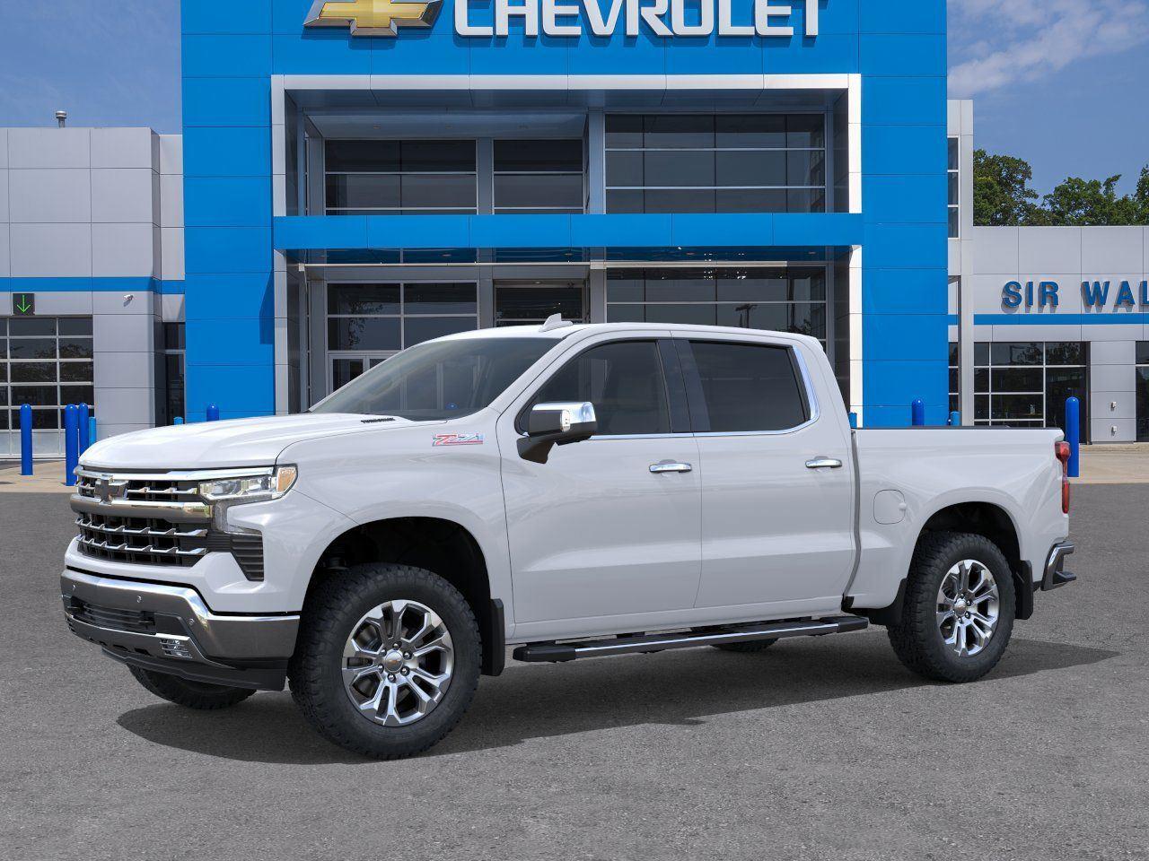 2026 Chevrolet Silverado 1500 LTZ - Polar White Tricoat exterior view 3