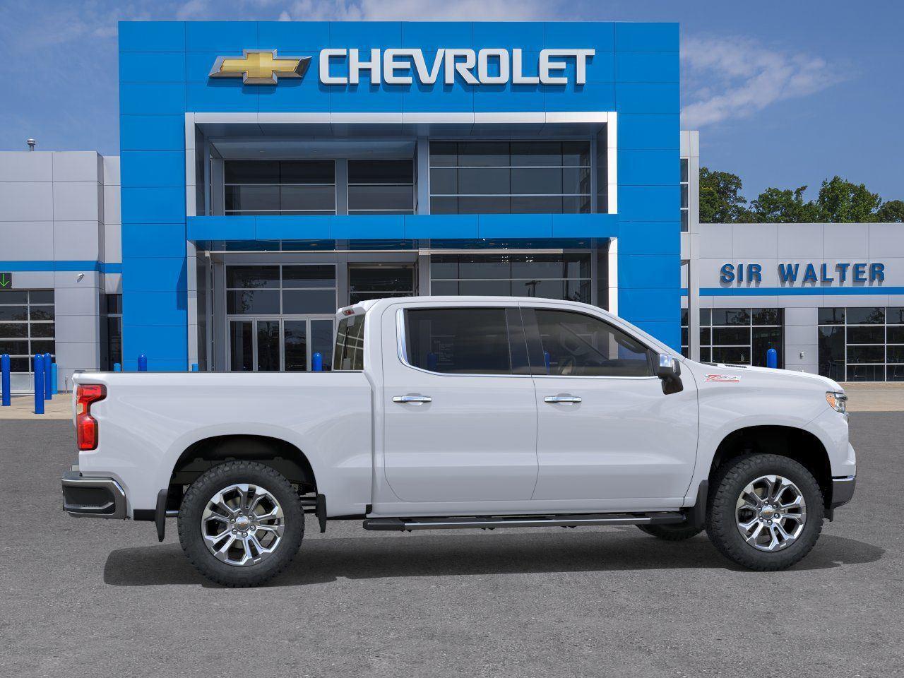 2026 Chevrolet Silverado 1500 LTZ - Polar White Tricoat exterior view 6