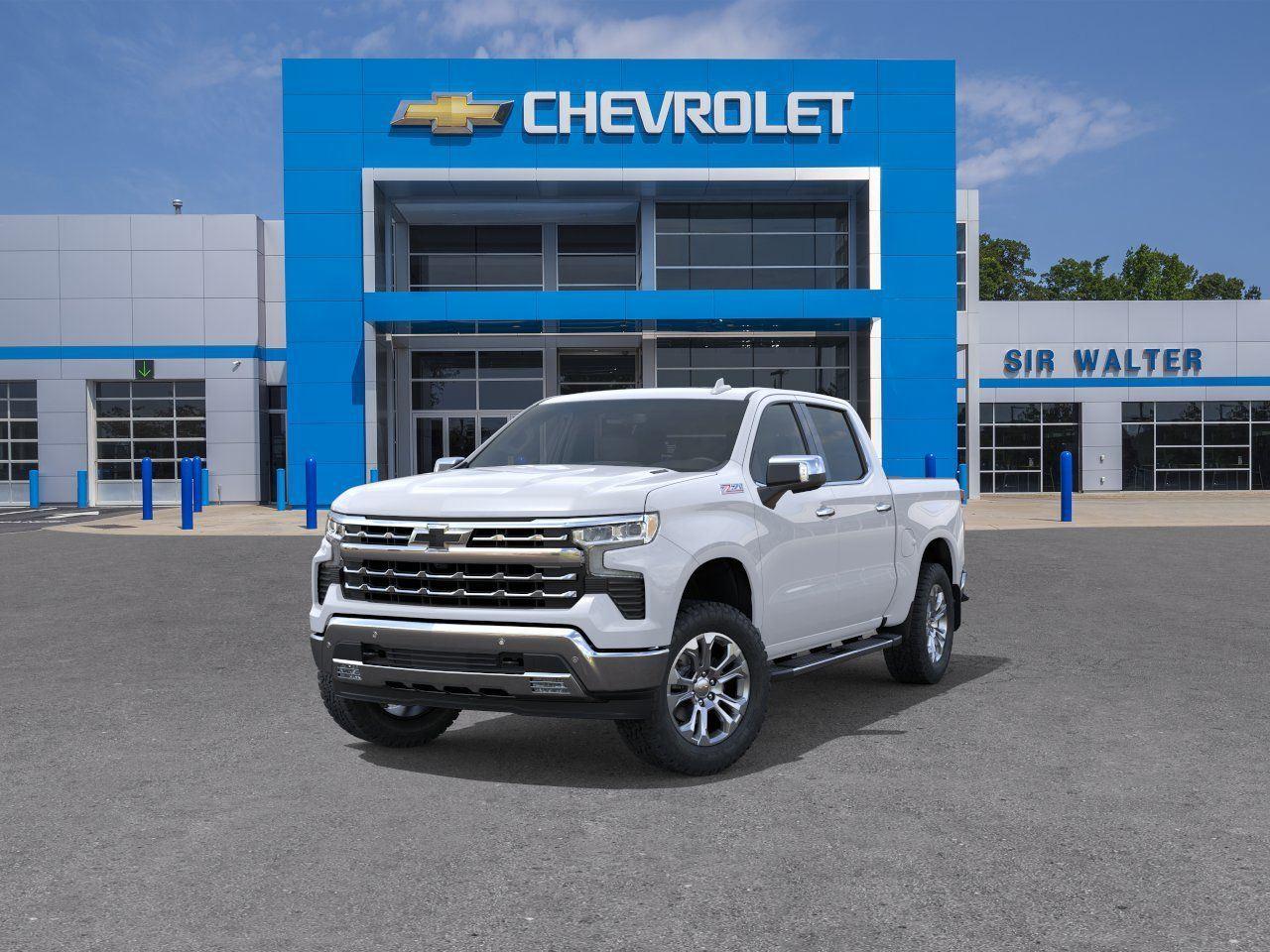 2026 Chevrolet Silverado 1500 LTZ - Polar White Tricoat exterior view 9