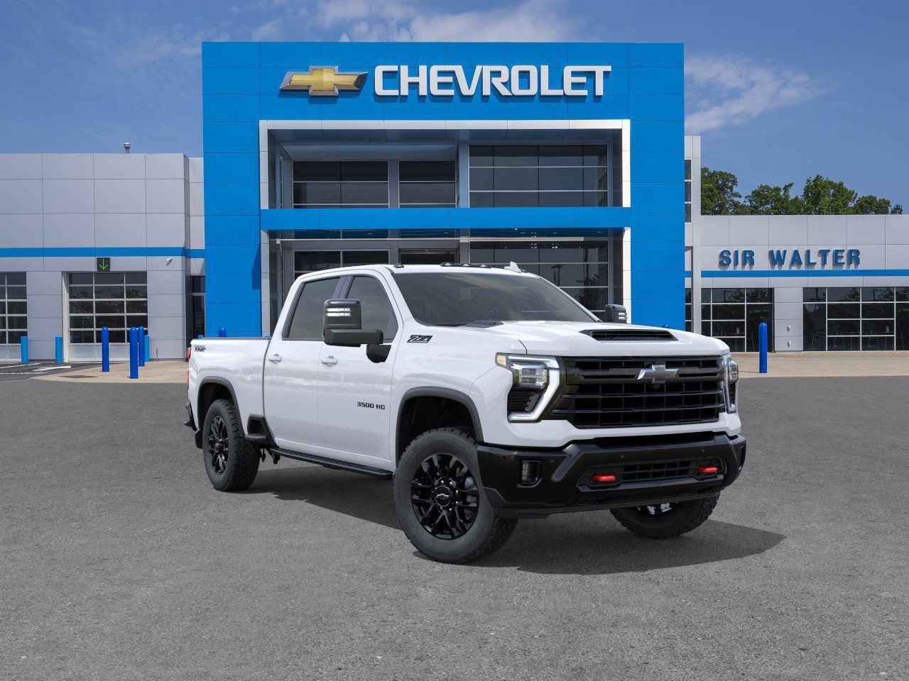 2026 Chevrolet Silverado 3500HD LTZ - Summit White exterior view 1