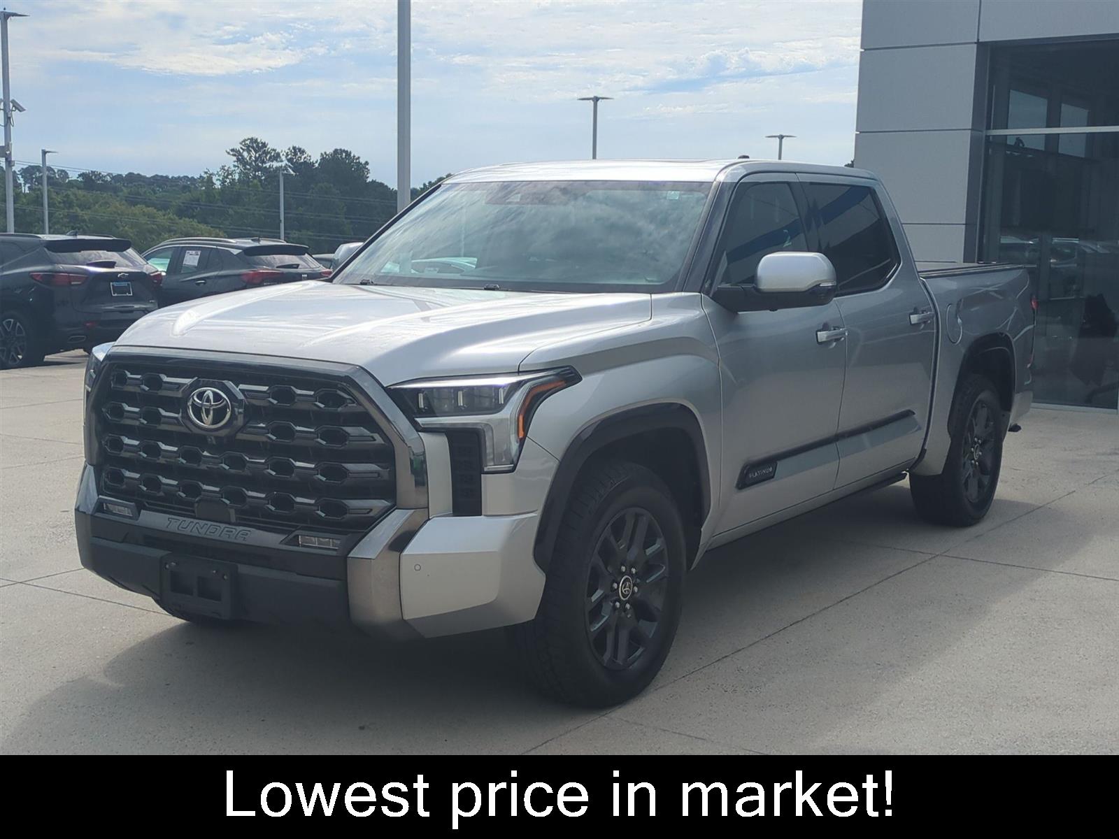 Celestial Silver Metallic 2022 Toyota Tundra Pickup Truck Four-Wheel Drive Automatic