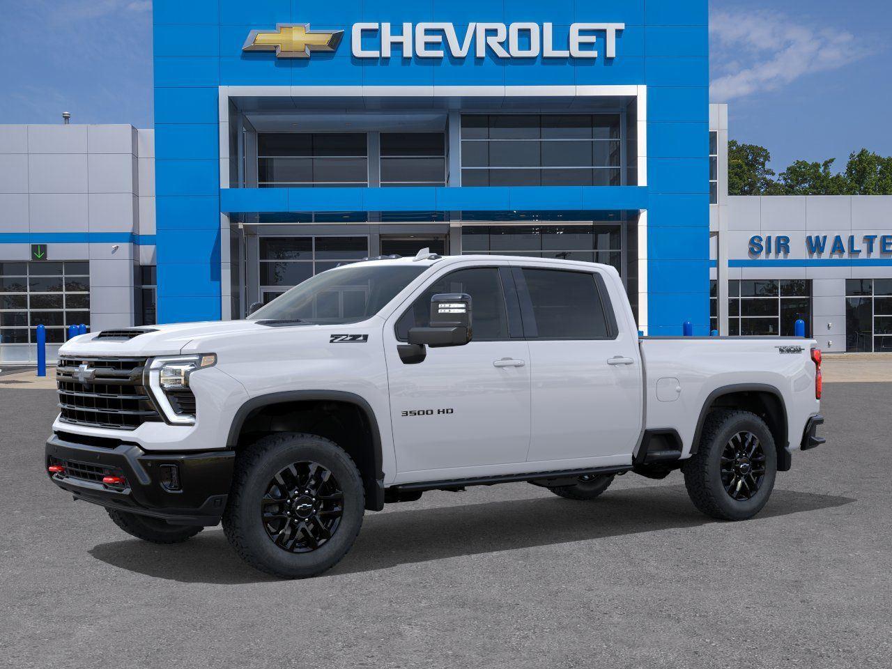 2026 Chevrolet Silverado 3500HD LTZ - Summit White exterior view 2