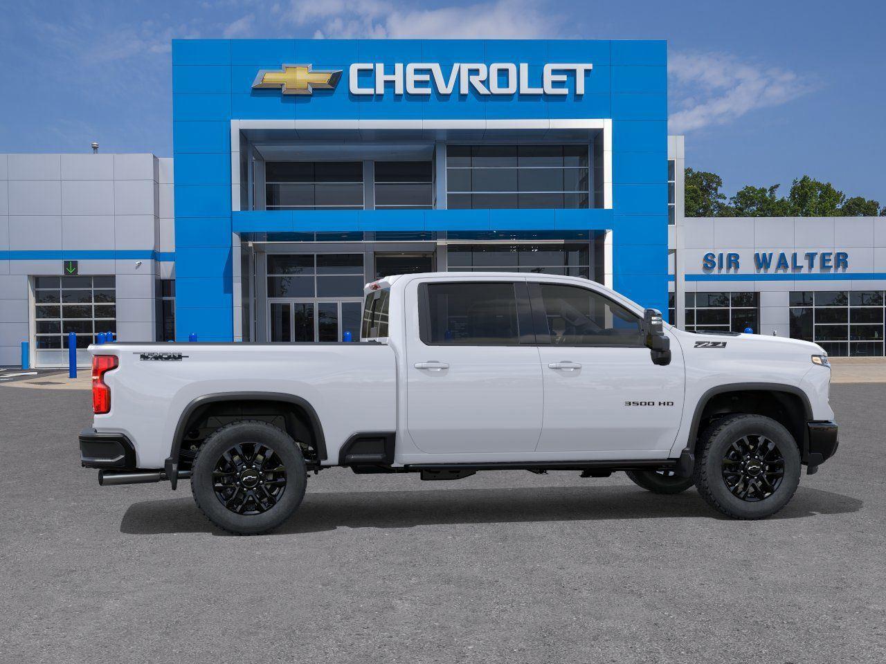 2026 Chevrolet Silverado 3500HD LTZ - Summit White exterior view 5