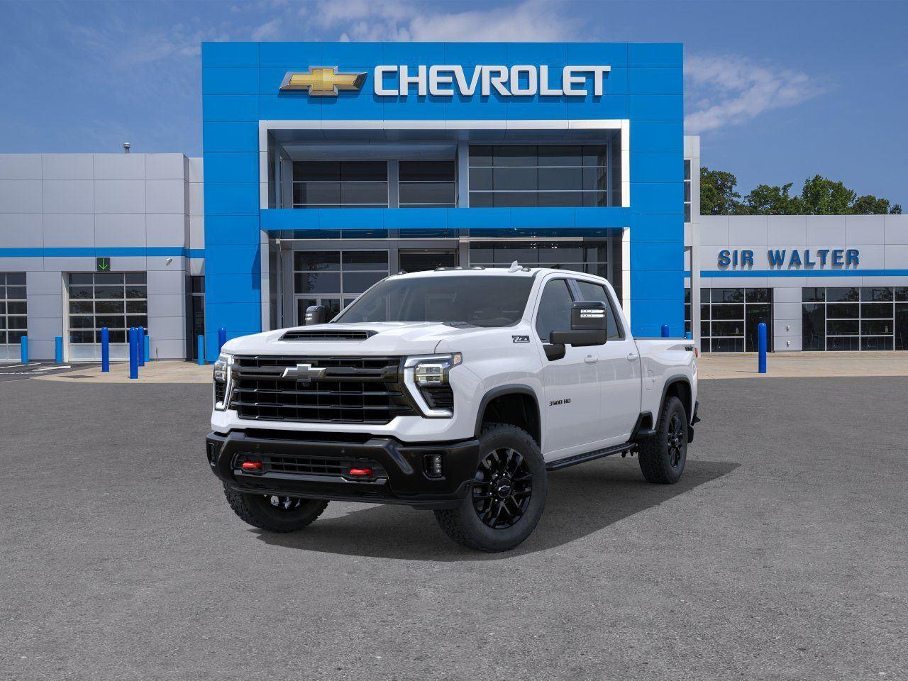 2026 Chevrolet Silverado 3500HD LTZ - Summit White exterior view 8