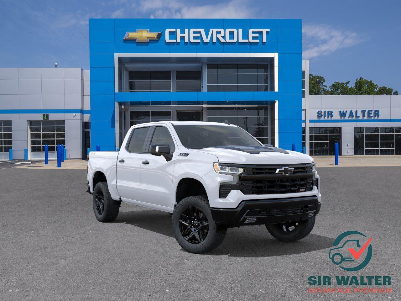 2026 Chevrolet Silverado 1500 LT Trail Boss - Summit White exterior view 1