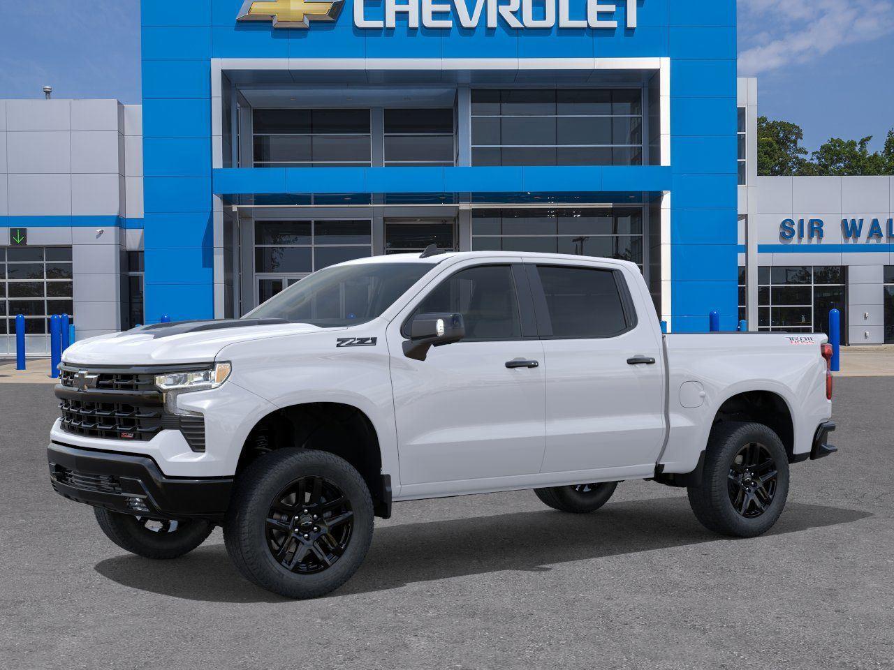 2026 Chevrolet Silverado 1500 LT Trail Boss - Summit White exterior view 3