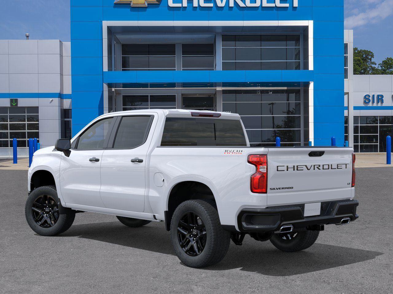 2026 Chevrolet Silverado 1500 LT Trail Boss - Summit White exterior view 4