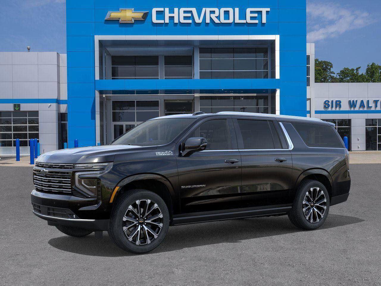 2026 Chevrolet Suburban High Country - Black exterior view 2