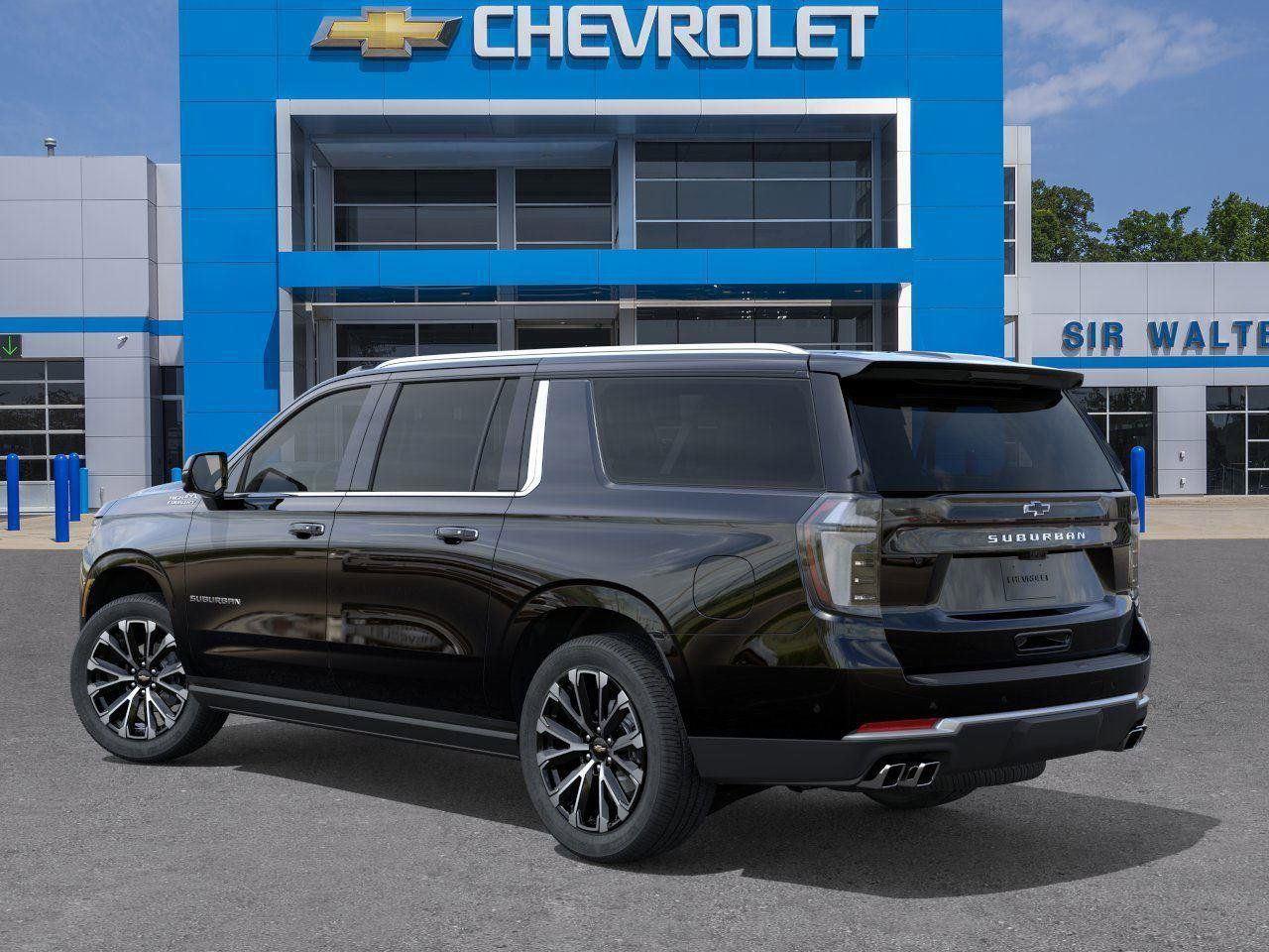 2026 Chevrolet Suburban High Country - Black exterior view 3