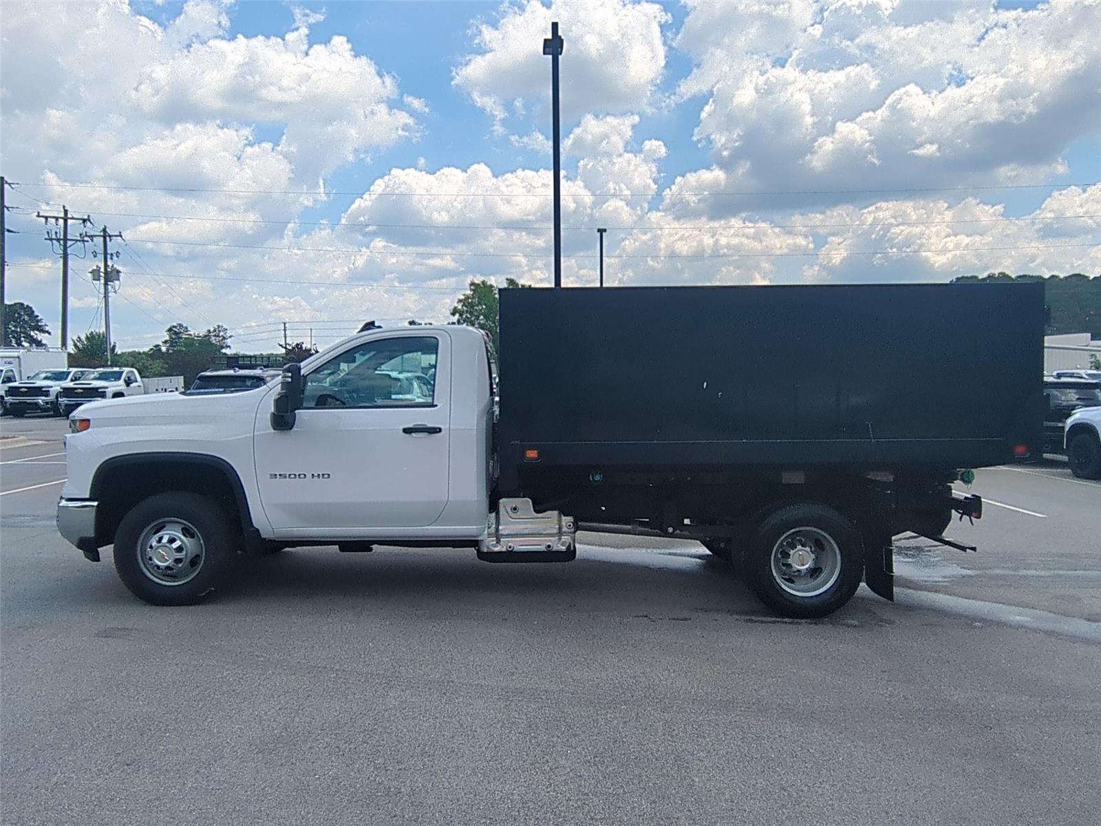 2025 Chevrolet Silverado 3500HD CC Work Truck - Summit White exterior view 2