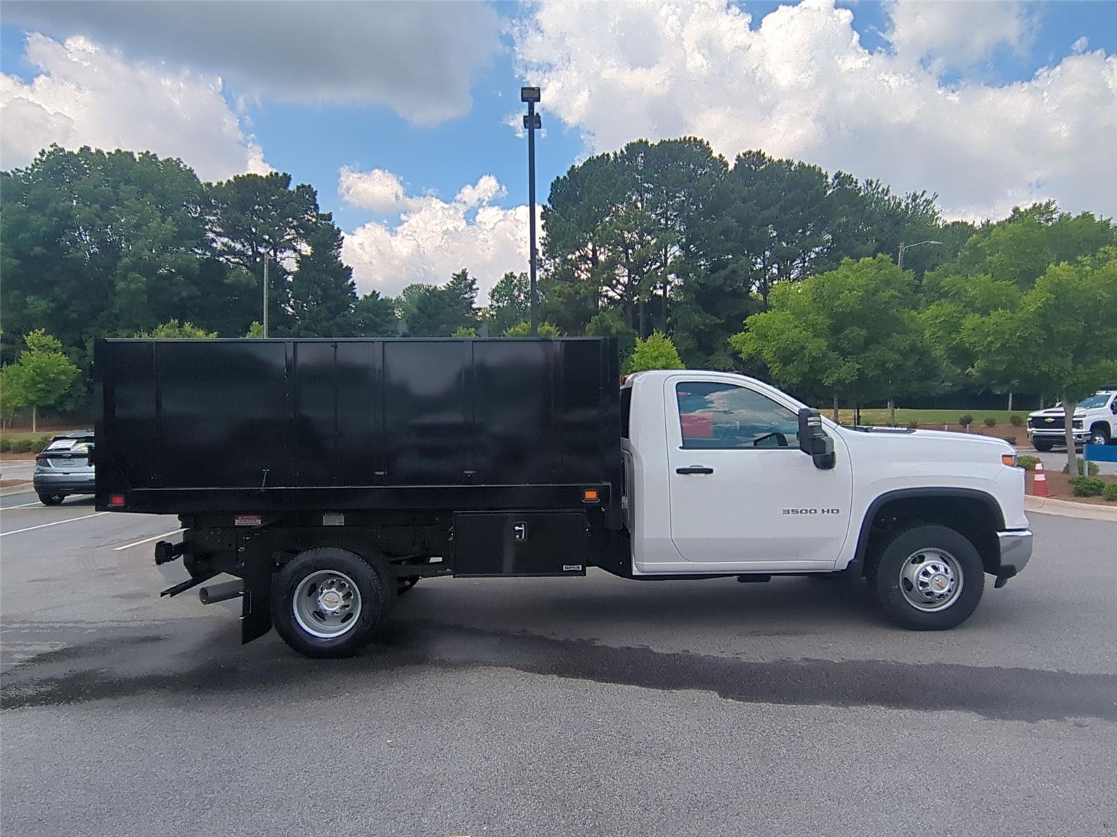 2025 Chevrolet Silverado 3500HD CC Work Truck - Summit White exterior view 6