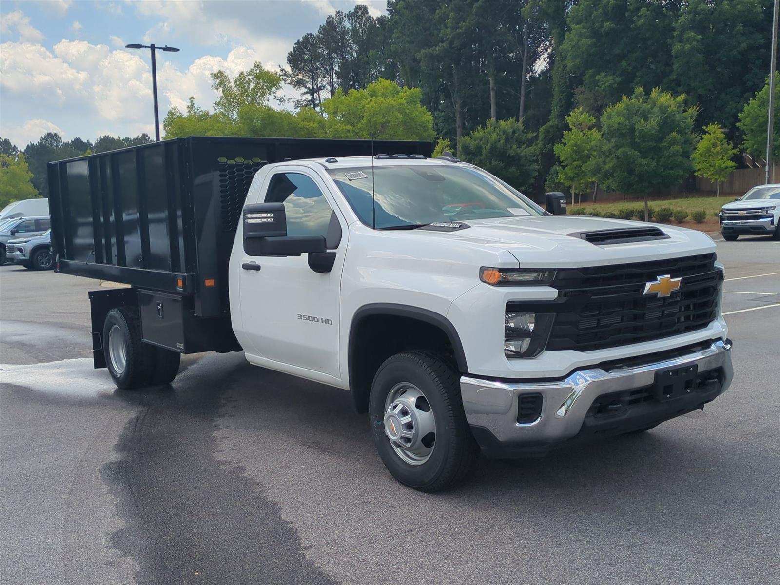 2025 Chevrolet Silverado 3500HD CC Work Truck - Summit White exterior view 7