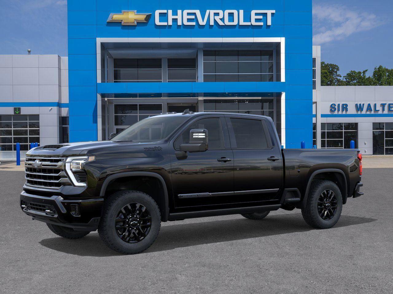 2026 Chevrolet Silverado 3500HD High Country - Black exterior view 2