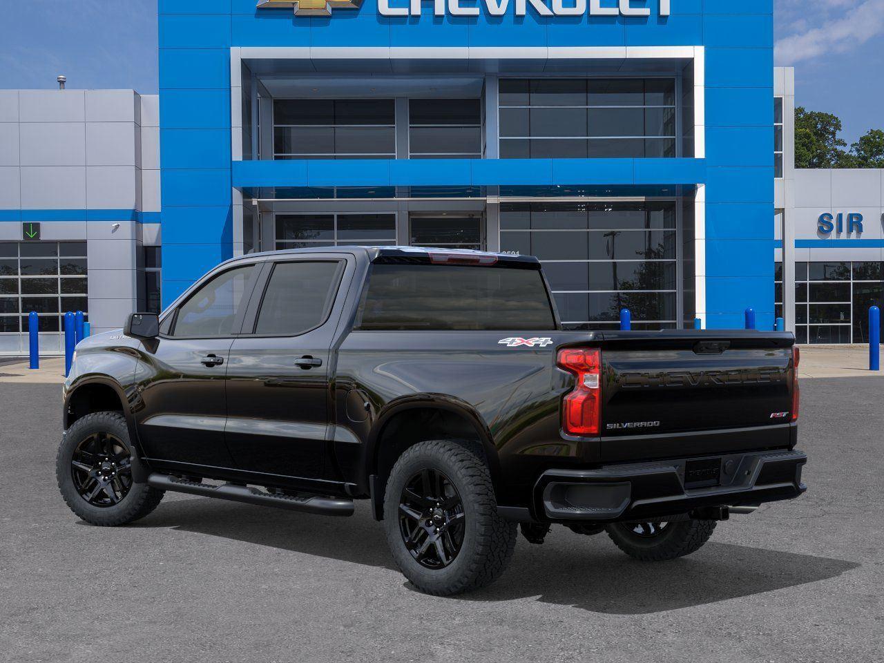 2026 Chevrolet Silverado 1500 RST - Black exterior view 4