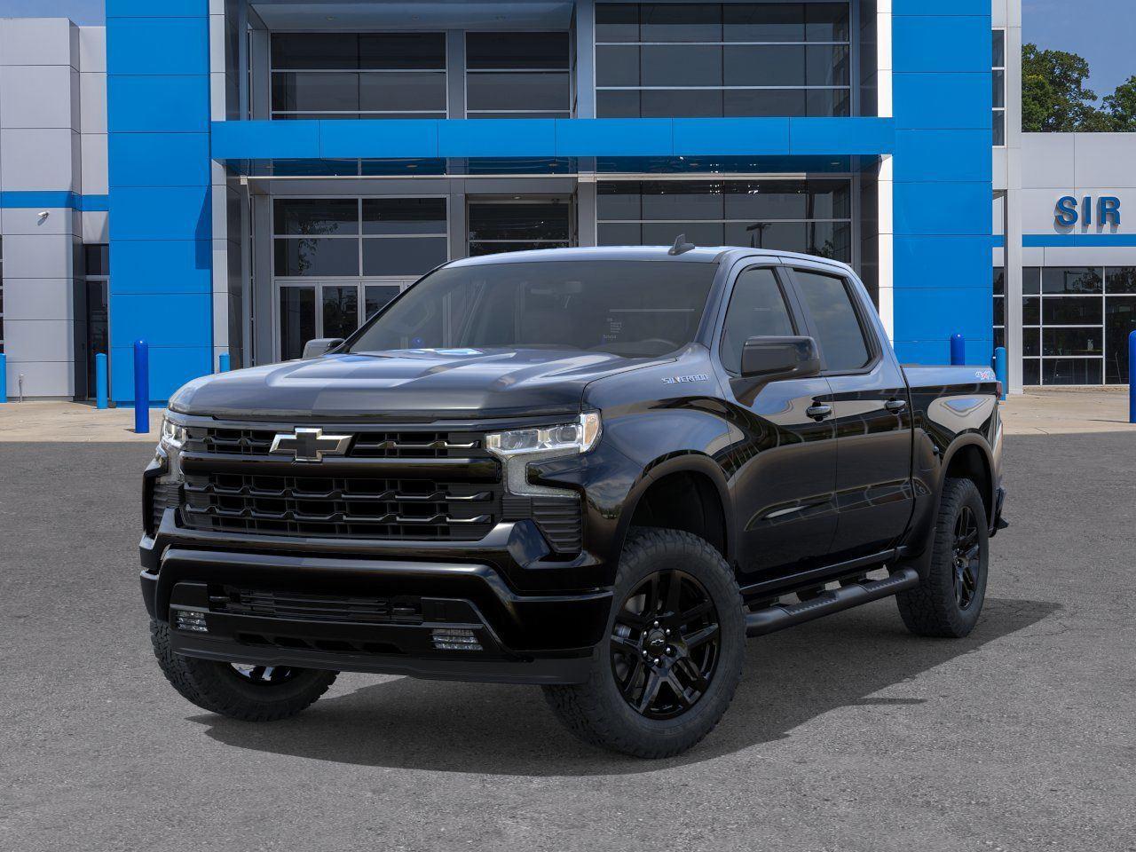 2026 Chevrolet Silverado 1500 RST - Black exterior view 7