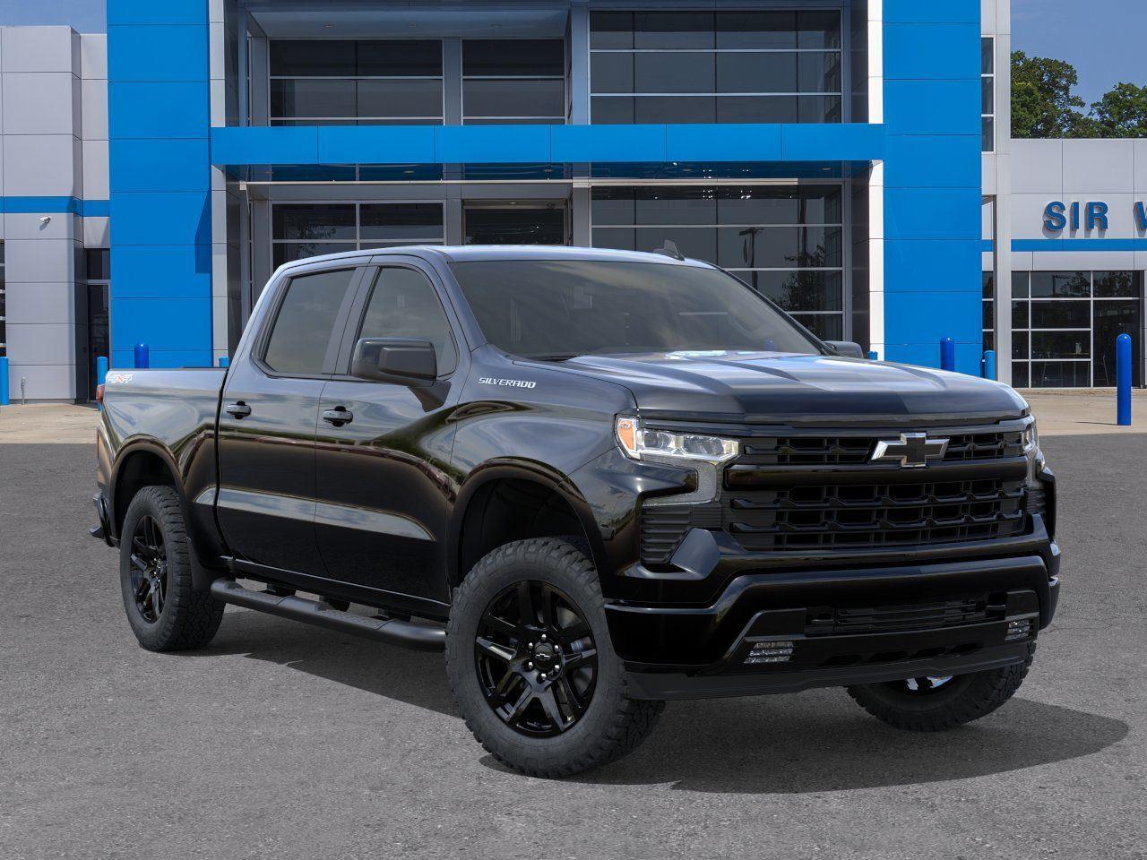 2026 Chevrolet Silverado 1500 RST - Black exterior view 8